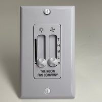 Wall Control, Fan+Light (4-Speed)