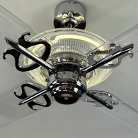 Delray™ Neon Ceiling Fan (Antique White)