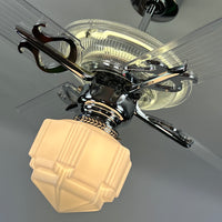 Delray™ Neon Ceiling Fan (Antique White)