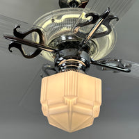 Delray™ Neon Ceiling Fan (Antique White)