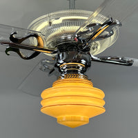 Delray™ Neon Ceiling Fan (Antique White)