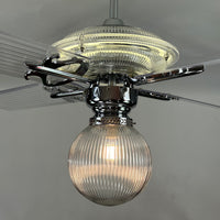 Delray™ Neon Ceiling Fan (Antique White)