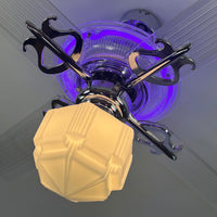 Delray™ Neon Ceiling Fan (Purple)