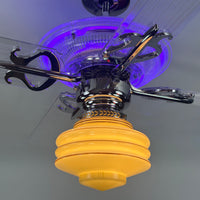 Delray™ Neon Ceiling Fan (Purple)