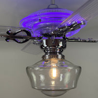 Delray™ Neon Ceiling Fan (Purple)