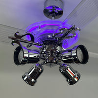 Delray™ Neon Ceiling Fan (Purple)