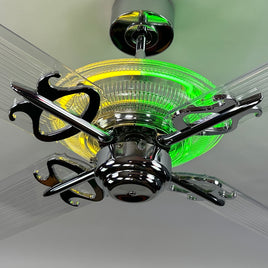 Delray™ Neon Ceiling Fan (Lemon Lime)